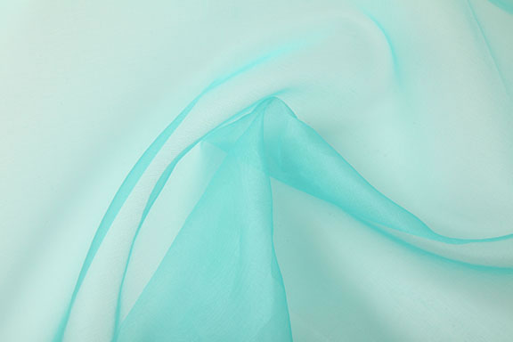 3000シルクオーガンジー(18.アクアブルー)